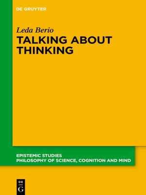 cover image of Talking About Thinking
